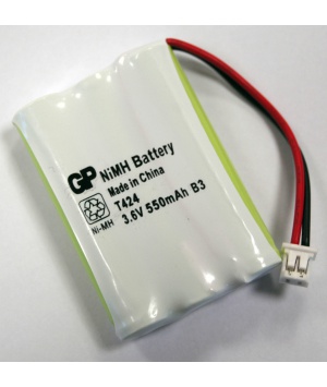 Batterie NiMh 3.6V 550mAh T424 pour Samsung SP-R5050, SP-R5060