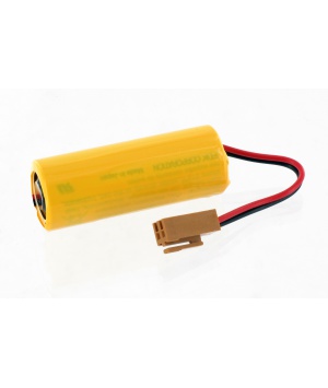Pile Lithium 3V CR17450SE connecteur Fanuc