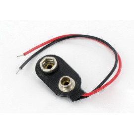 Clip de conector de presión PP3 de 9V con cable