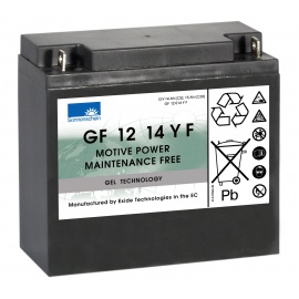 Batterie plomb Gel 12V 14Ah GF12014YF Dryfit