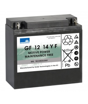 Lead Gel 12V 14Ah GF12014YF Dryfit battery