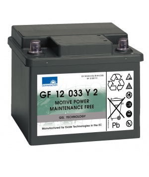 Lead Gel 12V 33Ah GF12033Y2 Dryfit battery