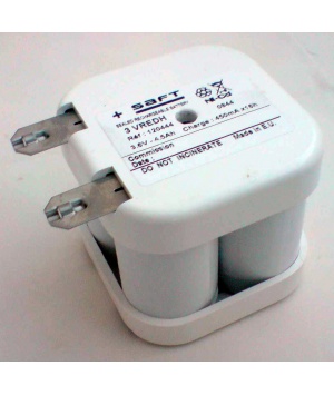 Batterie 3.6V 4.5Ah NiCd 3 VR4D Flasque Arts (120444) Batterie 3.6V 4.5Ah NiCd 3 VR4D Flasque Arts (120444)