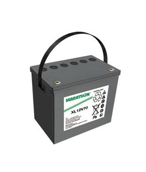 XL12V70 batteria piombo AGM 12V 67Ah maratona