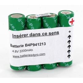 Batterie 4.8V 2.2Ah CC (COMPEX) (941213)
