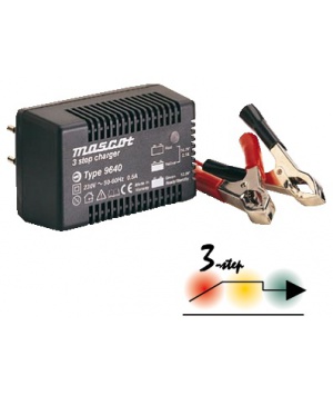Charger lead Mascot 6V pliers