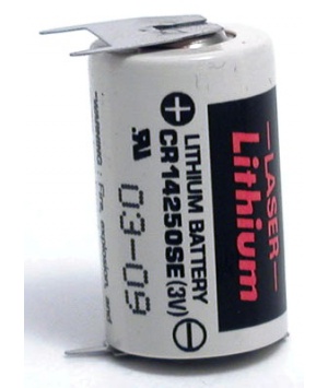 Pile Lithium Sanyo 3V 3 picots CR14250SEFT