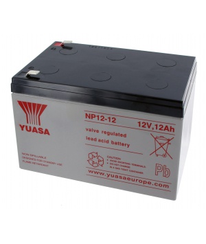 Batterie Plomb 12V 12Ah Yuasa (151X98X98) F2 (NP12-12) 