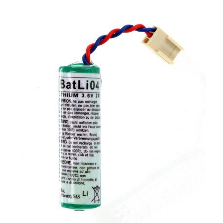 Batteria Batli04 d'origine 3, 6V 2Ah litio per allarme