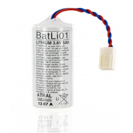 Batería Batli01 de origen 3.6V 5Ah Litio para alarma DAITEM, LOGISTY