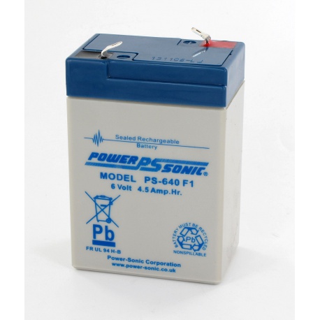 Plomo 6V 4.5AH batería Power Sonic PS-640F1