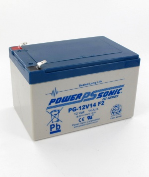 Lead battery 12V 14Ah PG-12V14 F2 Power Sonic