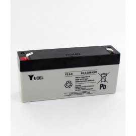 Batterie plomb 6v 3.2Ah Y3.2-6 YUCEL