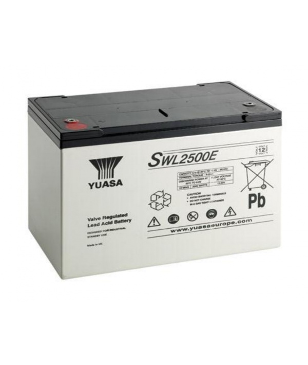 Arrangement vegetarian style Battery Lead 12V 90Ah Yuasa High Rate SWL2500E