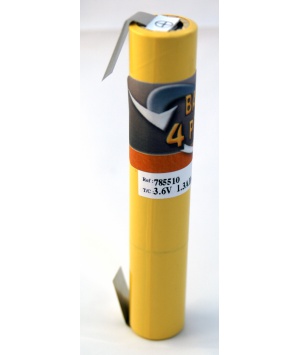 Batterie 3.6V 1.8Ah NiCd 3VRECs Baton
