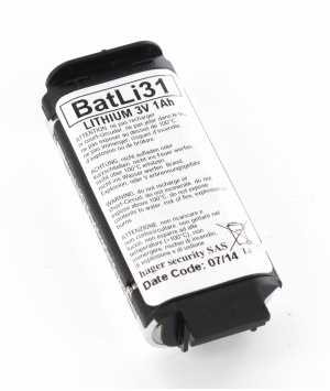 Pile Daitem Batli31 d'origine 3V 1Ah Lithium pour alarme (BATLI31)