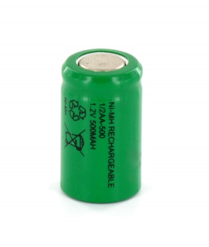 Yuasa battery 1/2AA 1.2V 500mAh NiMh 1/2AA-500 Yuasa battery 1/2AA 1.2V 500mAh NiMh 1/2AA-500