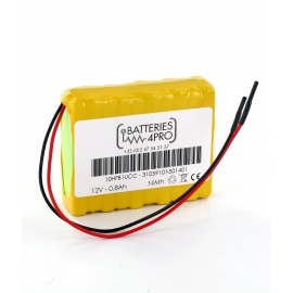 Battery 12v for reader Virbac BackHome Iso Max III