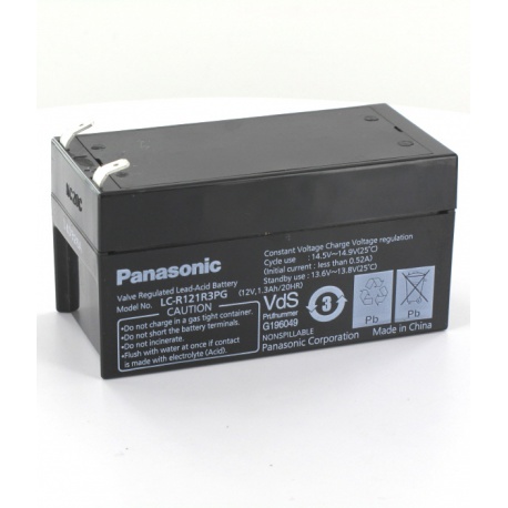 Batteria piombo Panasonic 12V 1.3ah condurre LC-R121R3PG