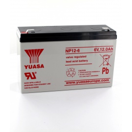 Lead 6V 12Ah NP12-6 Yuasa battery