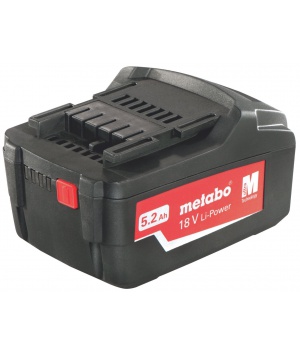 METABO 18V 5.2Ah, LI-batteria