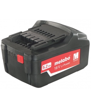 BATTERIE METABO 18V 5.2AH, LI-POWER