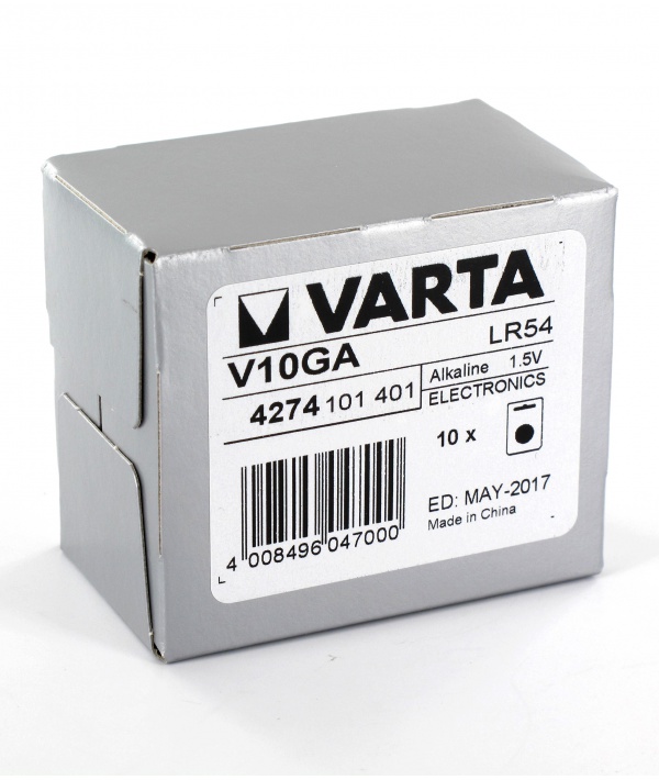 Pile bouton alcaline Varta V10GA