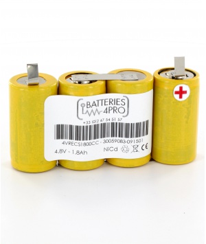 Batteria 4.8 v 1.8 Ah per Karcher K50 vuoto 6006-4