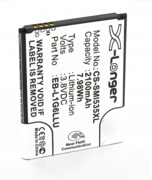 Batterie Li-Ion 3.8V 2.1Ah pour AT&T Galaxy S 3, Galaxy S III, Galaxy S3 . (SMI535XL)