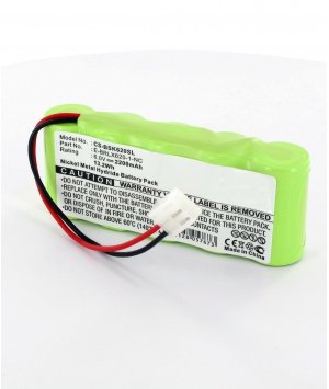 Batterie NiMh 6V 2.2Ah pour Bosch Somfy BD5000, Somfy BD6000 (BSK620SL)