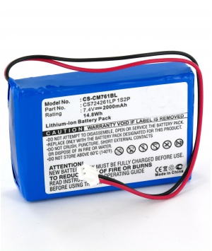 Batterie 7.4V Li-Po pour TPE OLYMPIA CM75, CM762, CM941