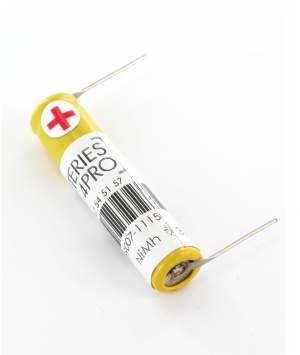 Batterie type Sanyo Backup 3.6V 120mAh (N-50SB3)