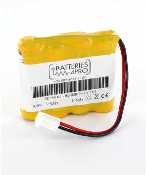 Batterie 4.8V 2.5Ah pour CEFAR Activ X4 et Rehab X4