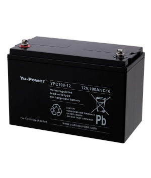 Plomo Yu-alimentación 12V 100Ah YPC100 - 12 baterías Yuasa