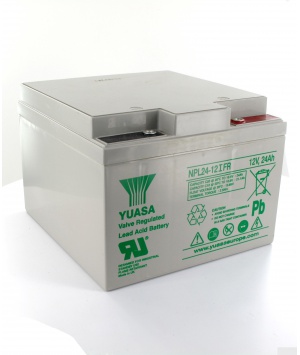 Batería de plomo Yuasa 12V 24Ah NPL24-12FR