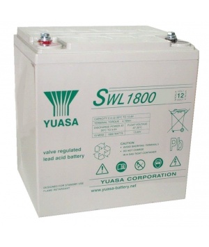 Batterie Plomb 12V 55Ah Yuasa (216X166X223) M6 (SWL1800) 