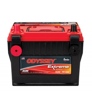 Batterie Plomb Pur 12V 55Ah Odyssey PC1230