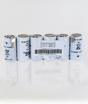 Baterías Saft 7.2V 1.6Ah 6VNT Cs 804016 bloques autonomos de alumbrado de seguridad (BAAS)