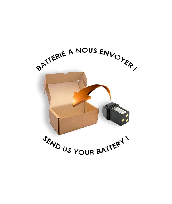 Repackaging battery 11.1V Li-ion ACTIA multidiag XG Master 