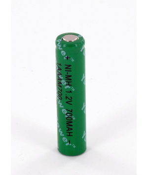 Batterie Yuasa AAA 1,2V 700mAh NiMh flach oben 1AAAM700