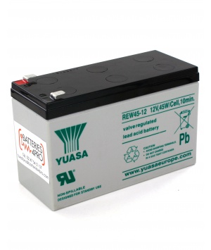 Batterie Plomb Yuasa 12V 45W REW45-12 spéciale onduleur