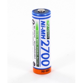 Rechargeable battery 1.2V 2700mAh NiMh AA LR6