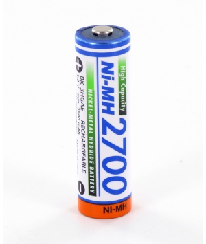 Batteria ricaricabile 1.2V 2700mAh NiMh AA LR6