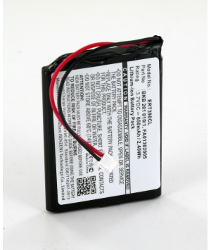 3.7V 650mAh Li-Ion Akku für Ascom Wireless Phone 660177, 9D41, FA01302005