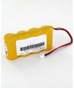 Batterie 4.8V 1.6Ah BYD 4 KRMT 23/43 Baes Ura, Legrand (625-65)