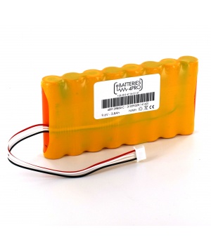 9.6 v batteria 4/3 3800 tipo 689139B00 per analizzatore Chauvin Arnoux