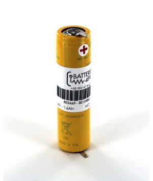 Batterie Saft 2.4V 1.6Ah 2VNT Cs 1600 802669