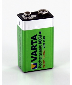 Batterie 9V Varta NiMh 200mAh HR 6F22