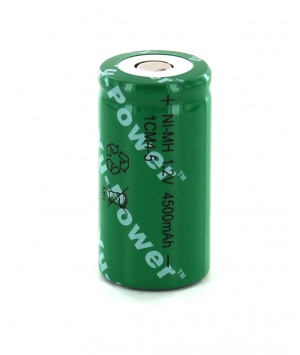Accu NiMh 1.2V 4.5Ah format C Yuasa (1CM4-5)