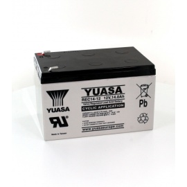 Battery lead Yuasa 12V 14Ah REC14-12 cycles